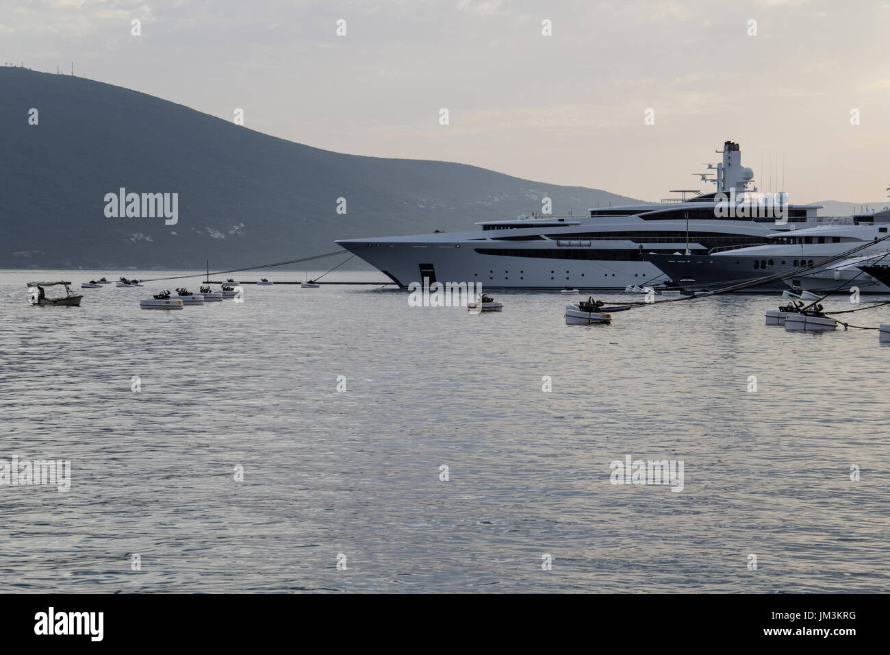 Yachten im Hafen Stockfoto