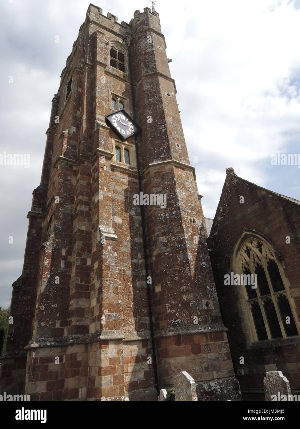 Lympstone, Devon, Pfarrkirche und Friedhof Stockfoto