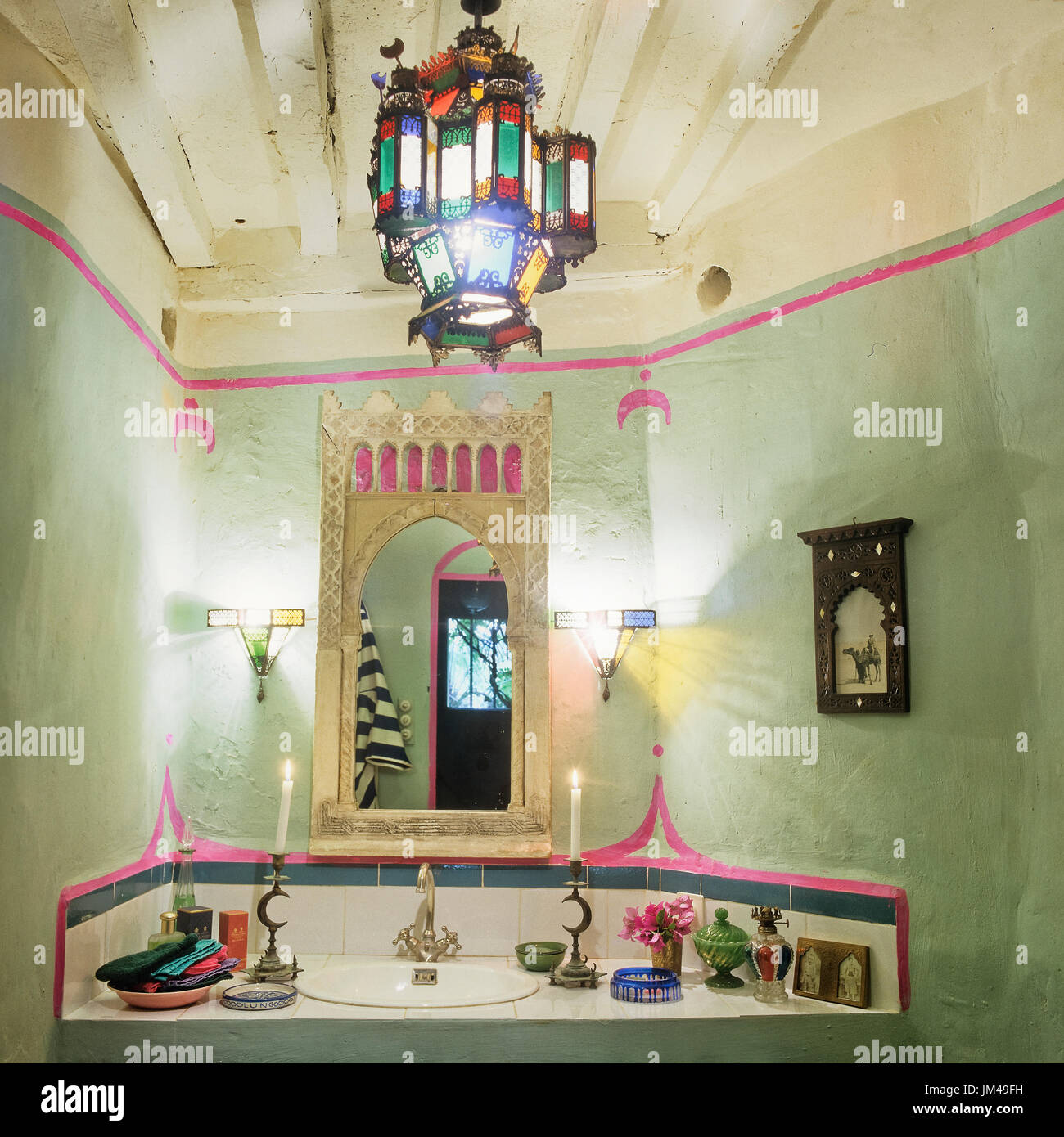 Arabischen Stil Badezimmer Stockfoto