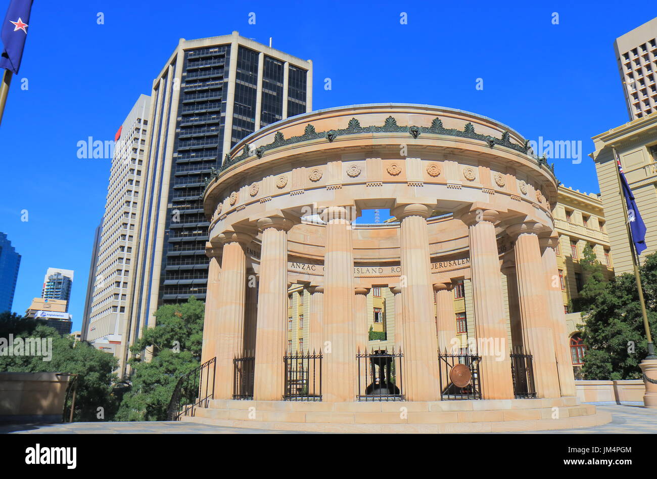 ANZAC Kriegerdenkmal Brisbane Australien. Stockfoto