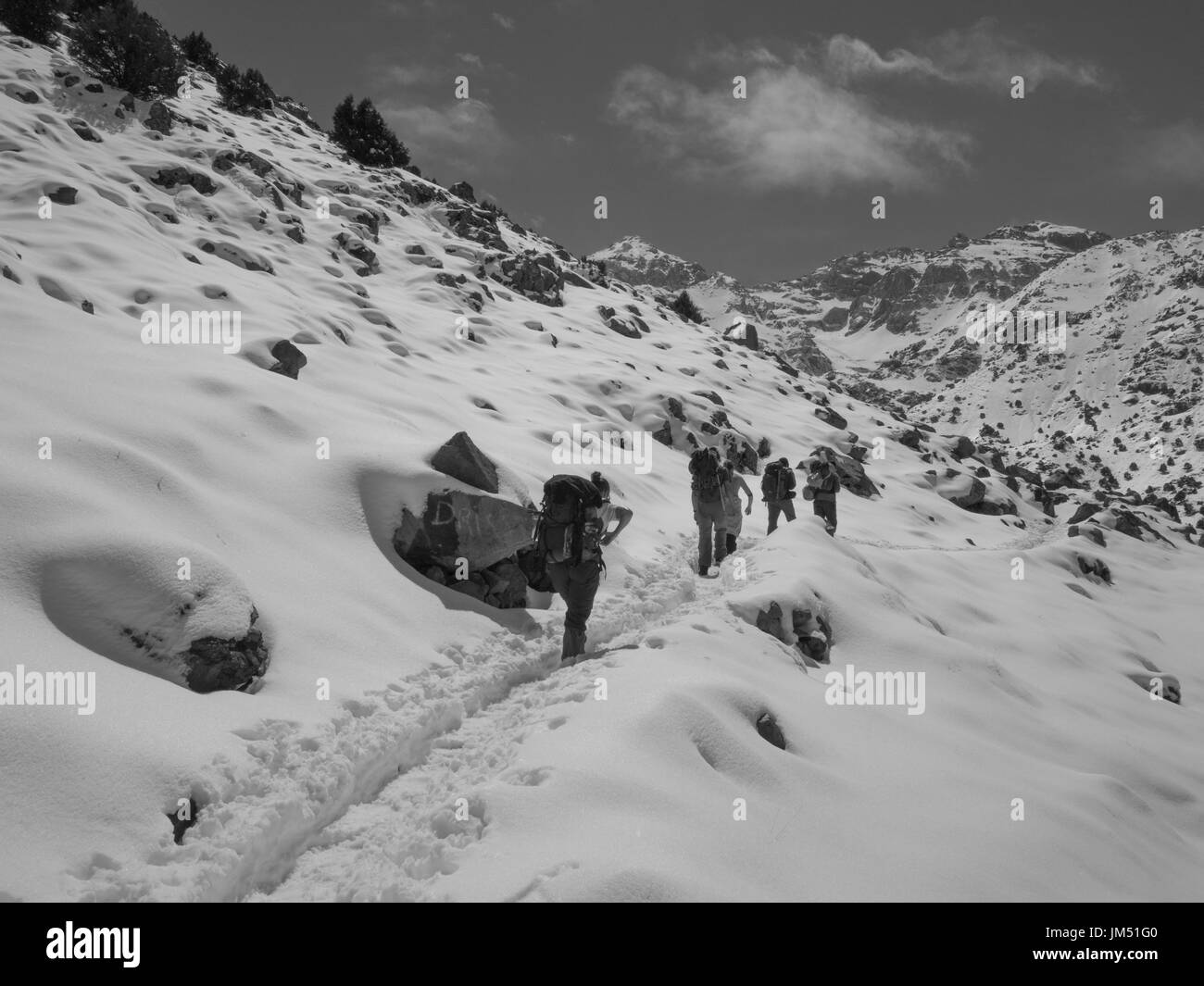 Die Sehenswürdigkeiten und schmeckt nach Marokko Stockfoto