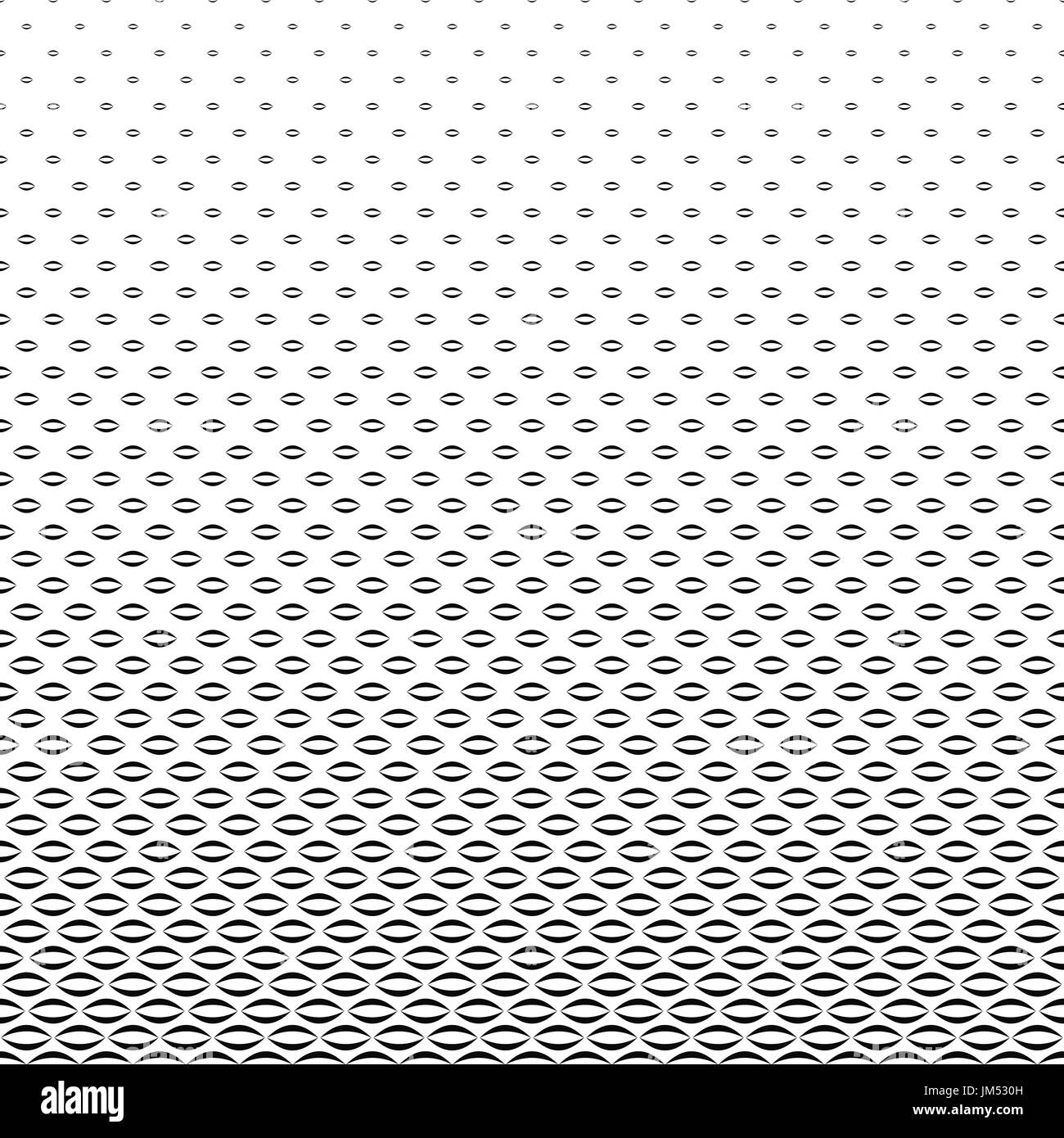 Abstrakte schwarz-weiß gebogene Form Muster Stock Vektor
