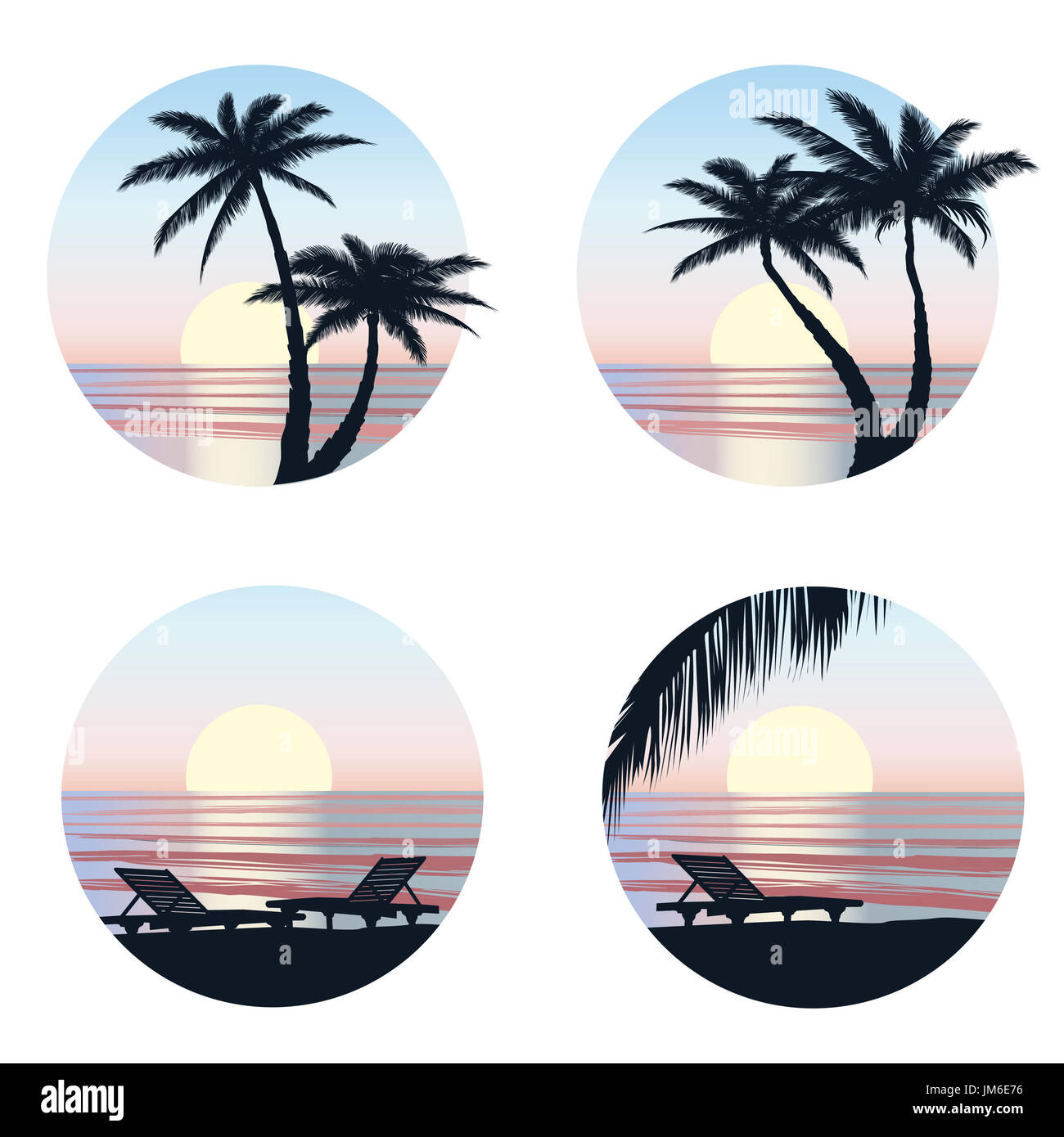 Sommerferien Hintergrund. am Meer. Beach Resort wallpaper Stockfoto