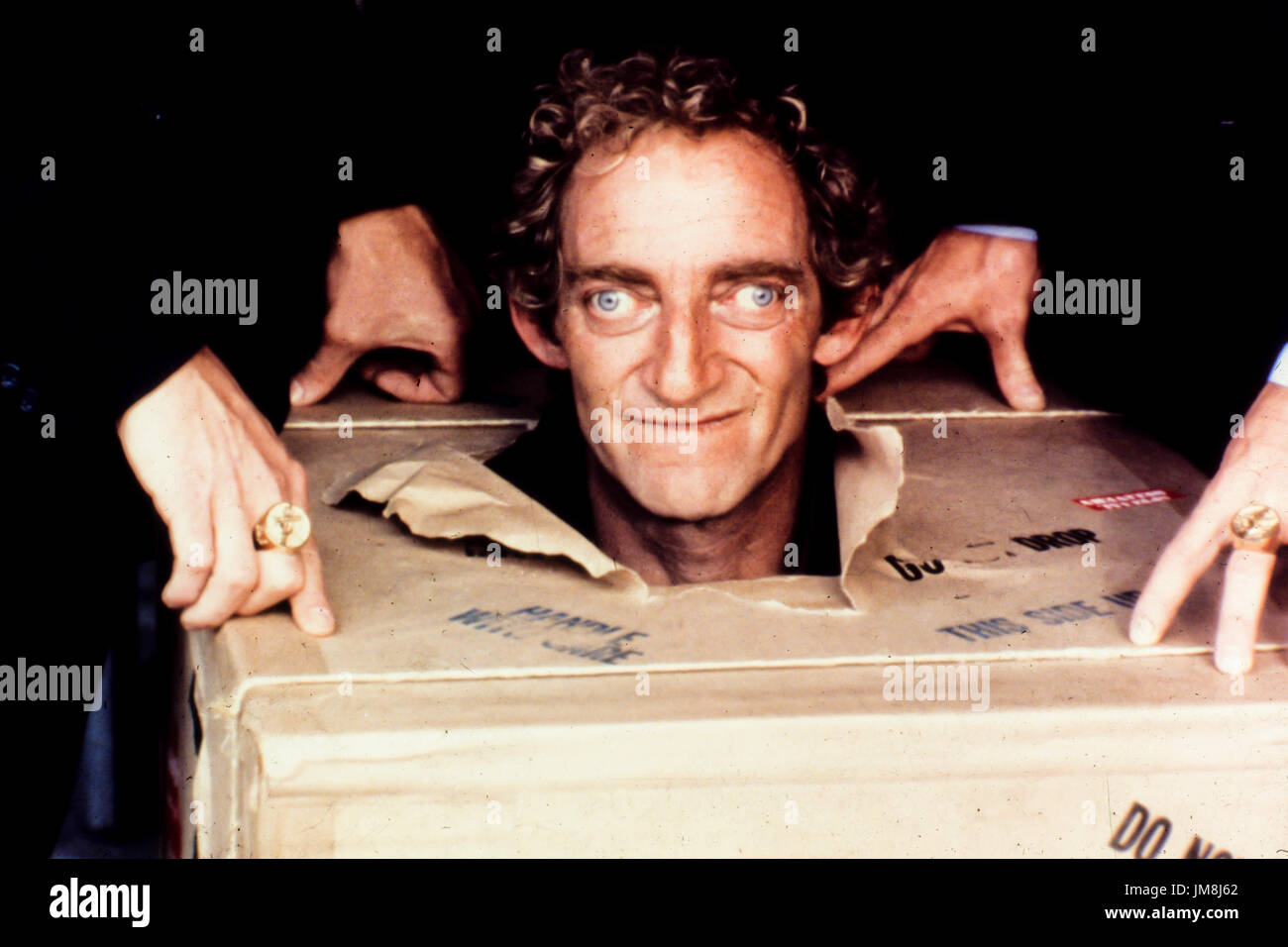 Marty Feldman, in Gott, dem wir, 1980 Vertrauen Stockfoto