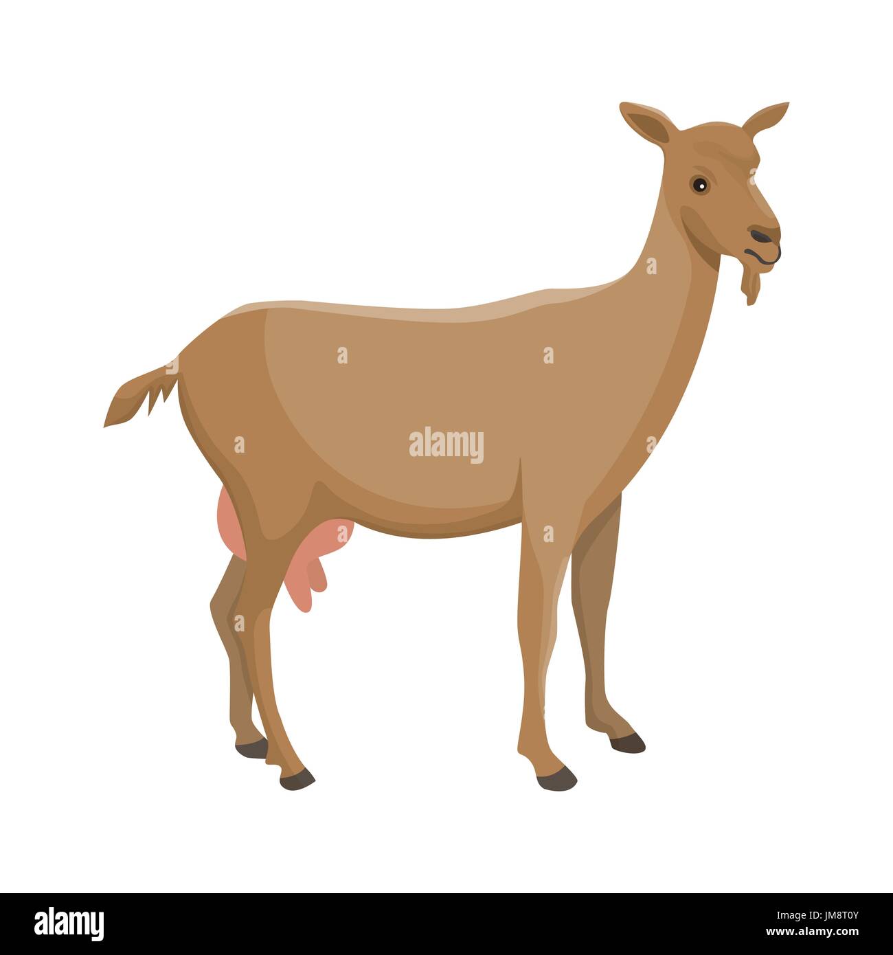 Kindermädchen ziege Stock-Vektorgrafiken kaufen - Alamy