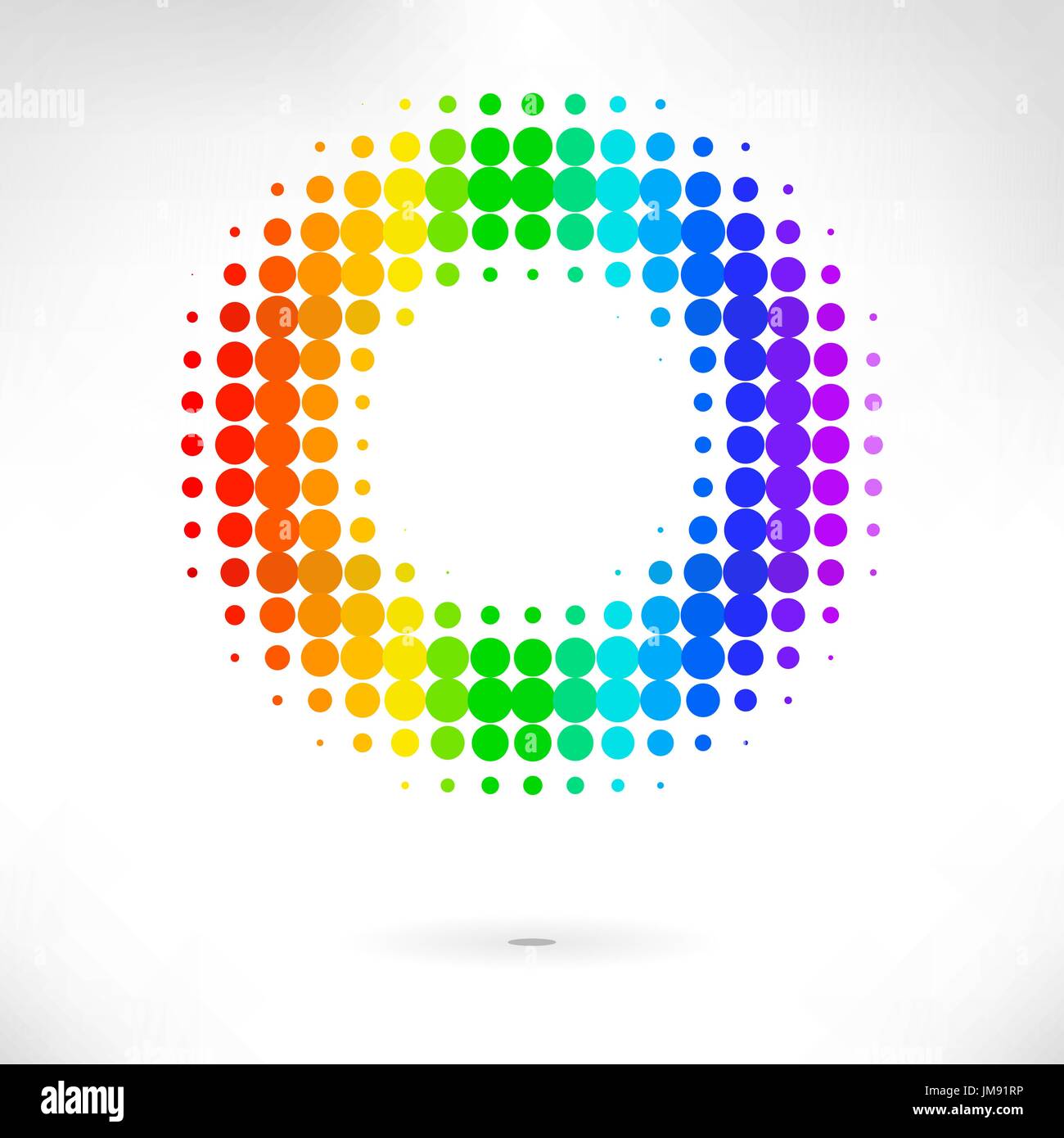 Vektor-Dot Hintergrundfarbe. abstrakte Halbton-Hintergrund Stock Vektor