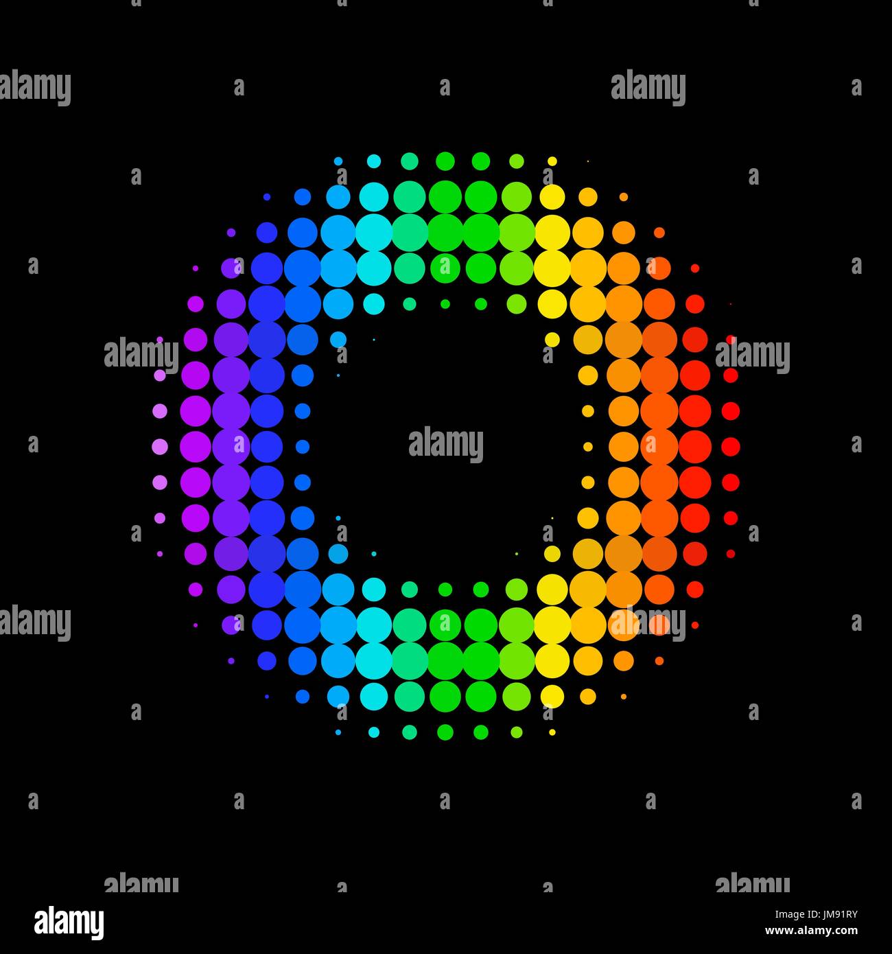 Vektor-Dot Hintergrundfarbe. abstrakte Halbton-Hintergrund Stock Vektor