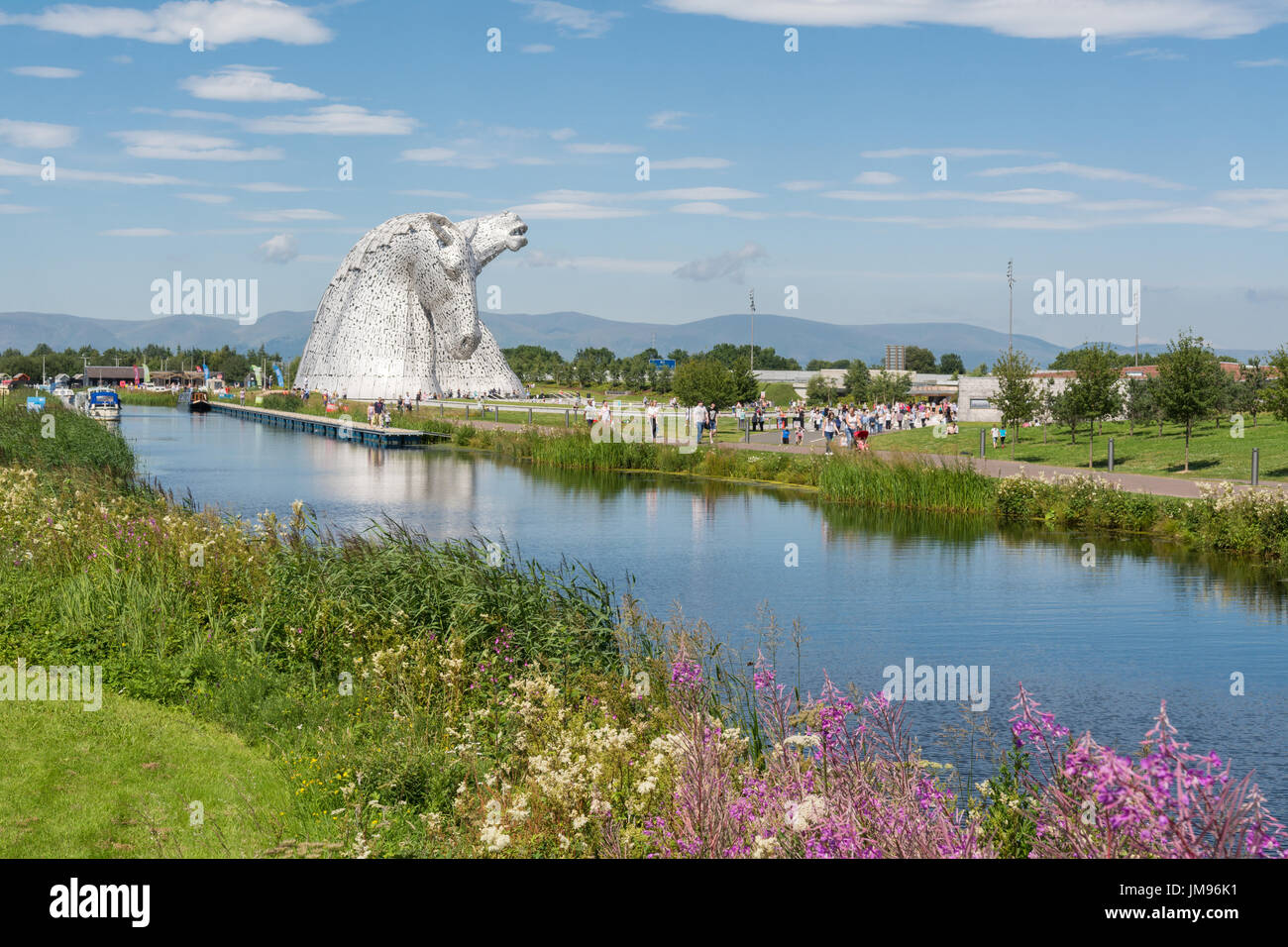 Die Kelpies, Falkirk, Schottland Stockfoto