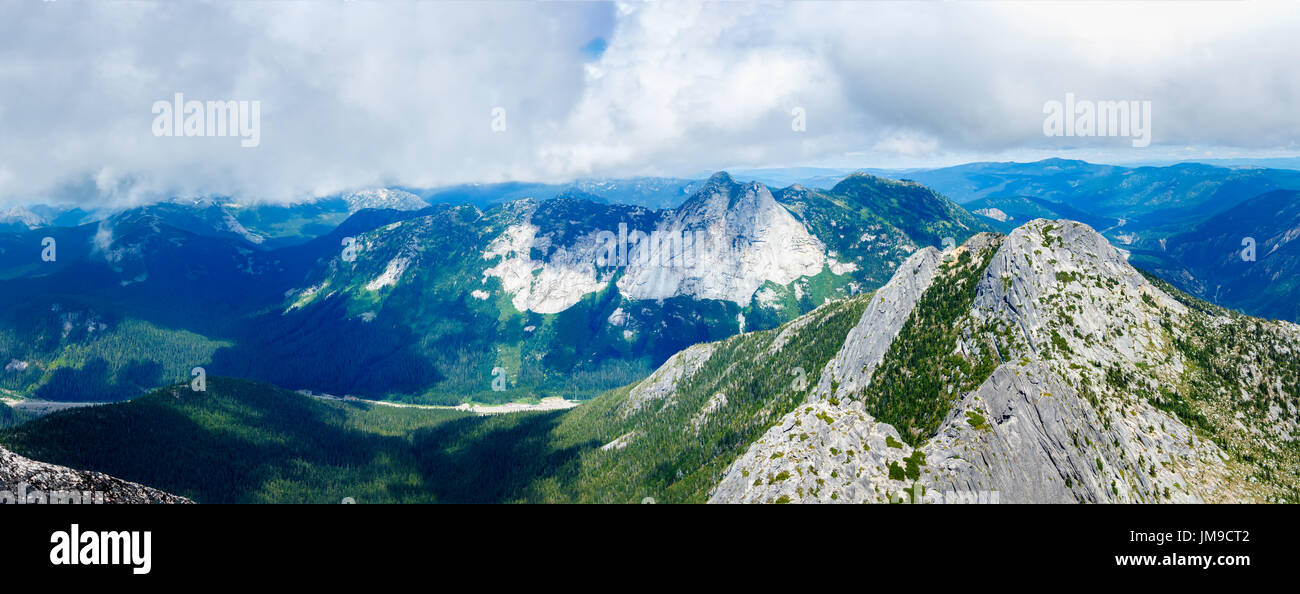 Bergpanorama Landschaft Stockfoto