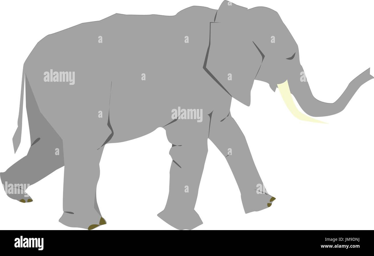 Indische elefantenohren Stock-Vektorgrafiken kaufen - Alamy