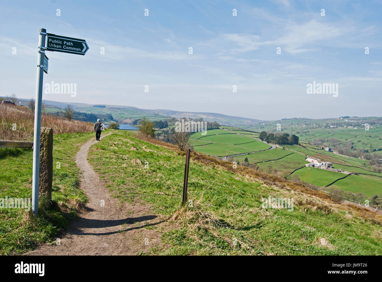 Howarth Pennines Yorkshire Dales Stockfoto