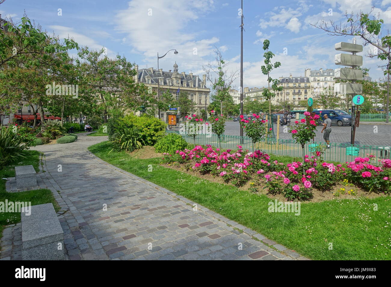 Paris, Place d ' Italie Stockfoto