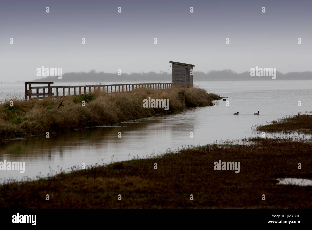 Newtown Naturschutzgebiet, Isle Of Wight, UK, Stockfoto