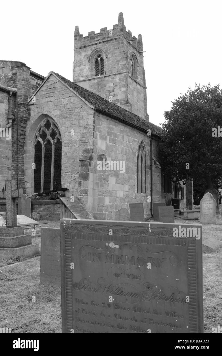 St. Winifred der Kirche, Barrow-auf-Trent, Derbyshire Stockfoto
