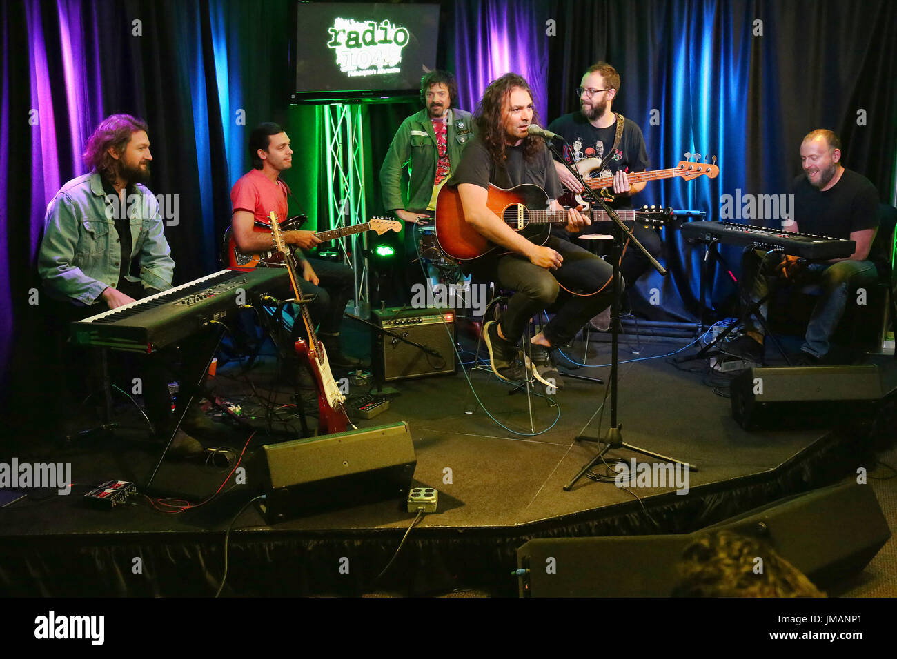 Bala Cynwyd, PA, USA. 26. Juli 2017. War On Drugs besuchen Sie Radio 104.5 Leistung Theater in Bala Cynwyd, Pennsylvania am 26. Juli 2017 Credit: Star Shooter/Medien Punch/Alamy Live News Stockfoto