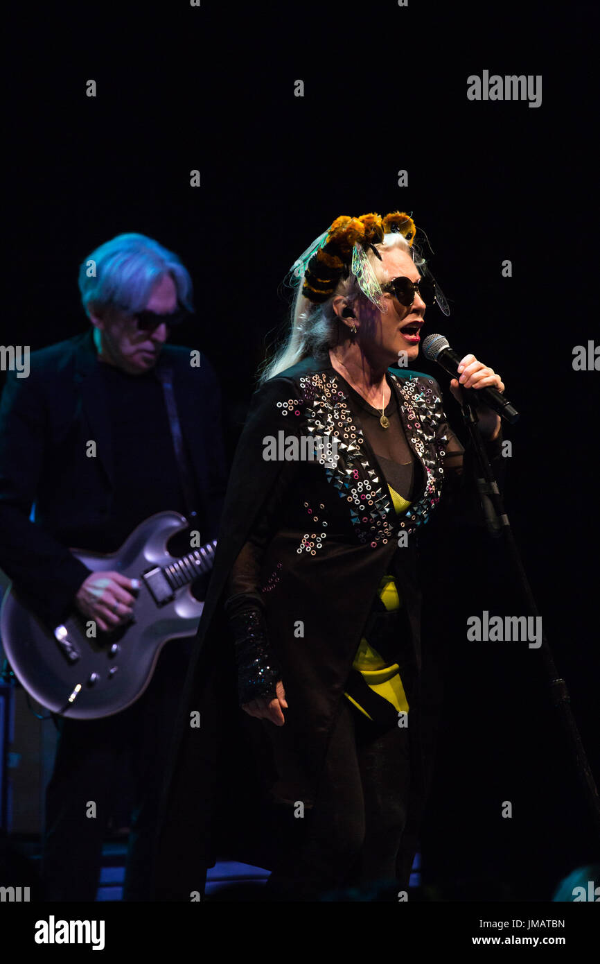 Toronto, Kanada. 26. Juli 2017.  New Wave Ikonen Blondie am Sony Centre in Toronto auf ihre Wut und Verzückung Tour zur Unterstützung ihrer aktuellen Platte "Pollinator" durchführen. Bildnachweis: Bobby Singh/Alamy Live-Nachrichten Stockfoto