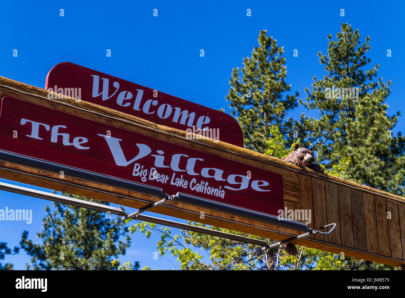 Big Bear Lake, Kalifornien Stockfoto