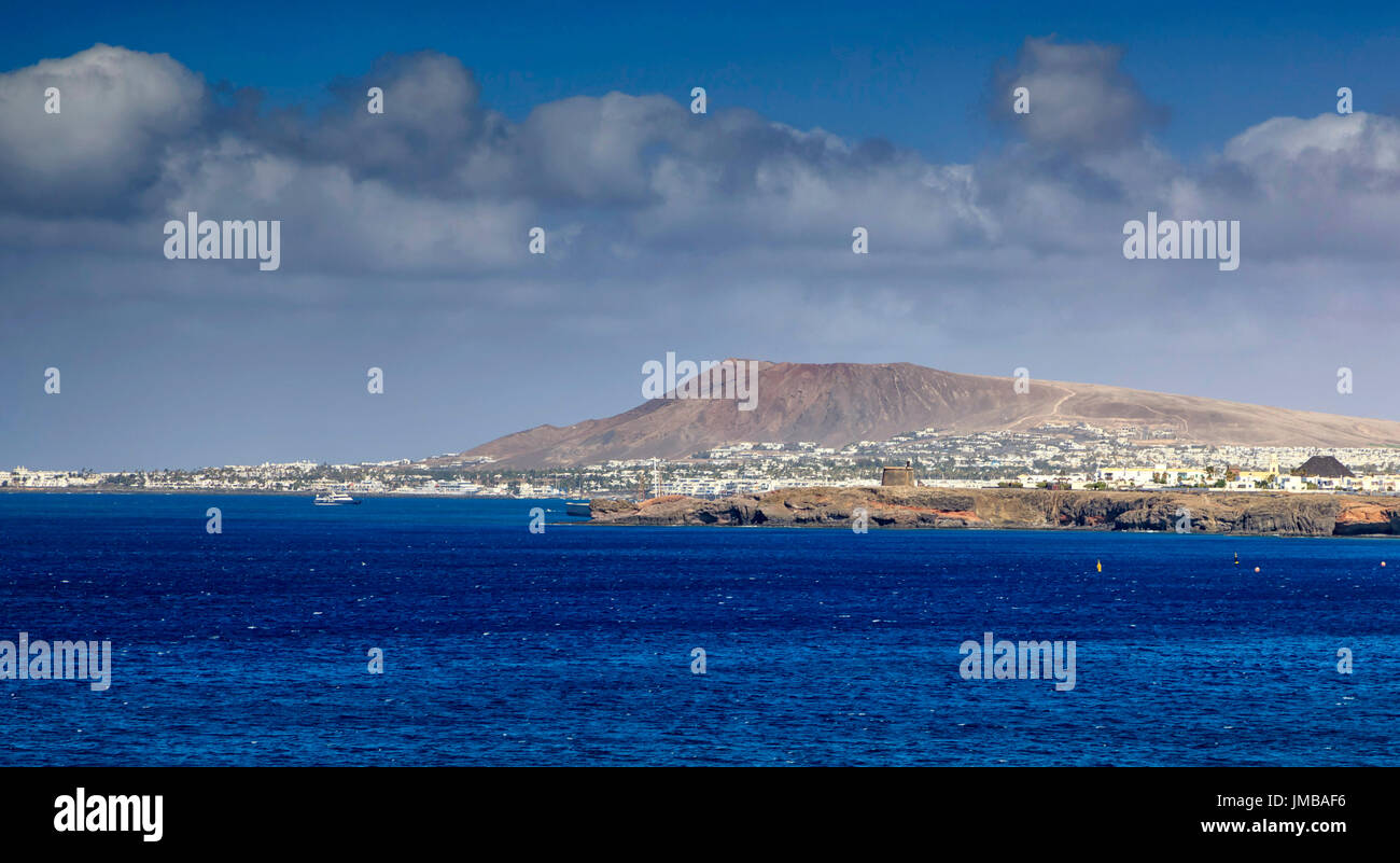 Das Castillo del Aguila Fort in Lanzarote Stockfoto