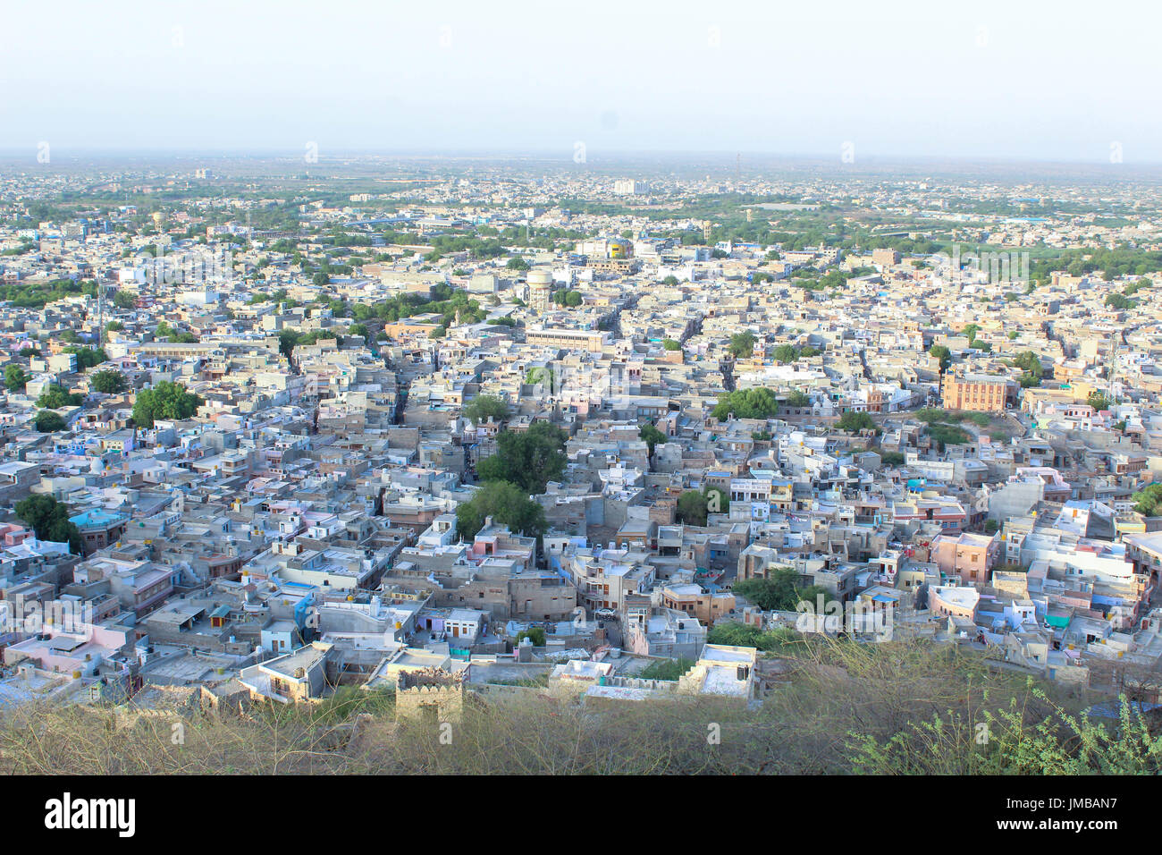 Barmer City - Rajasthan - Indien Stockfoto
