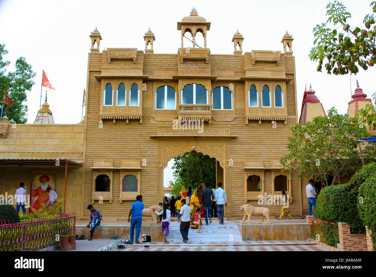 Barmer Tempel Rajasthan Indien Stockfoto