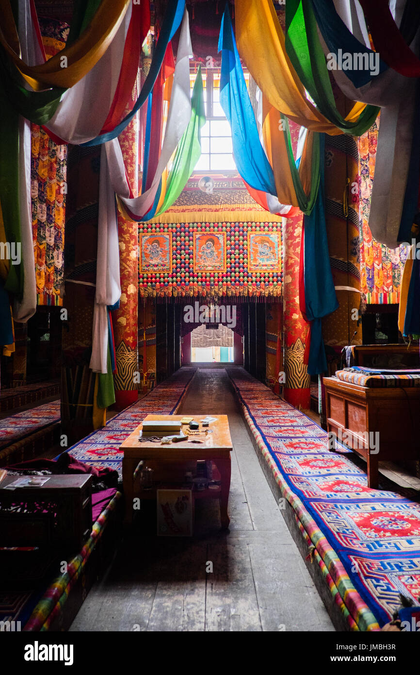 Tongren Kloster, Qinghai, China Stockfoto