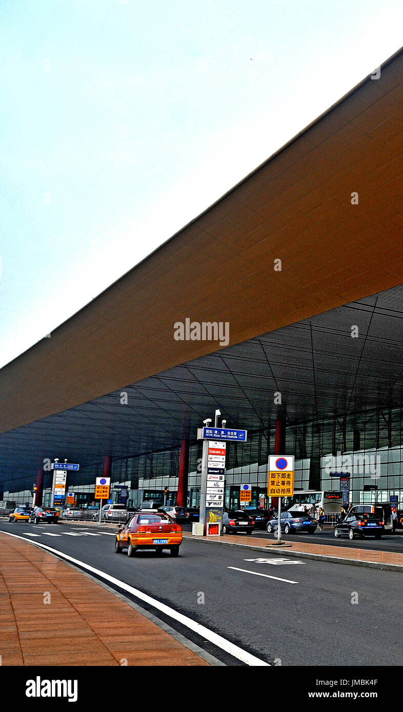 Abflug terminal 3 Beijing international Airport China Stockfoto