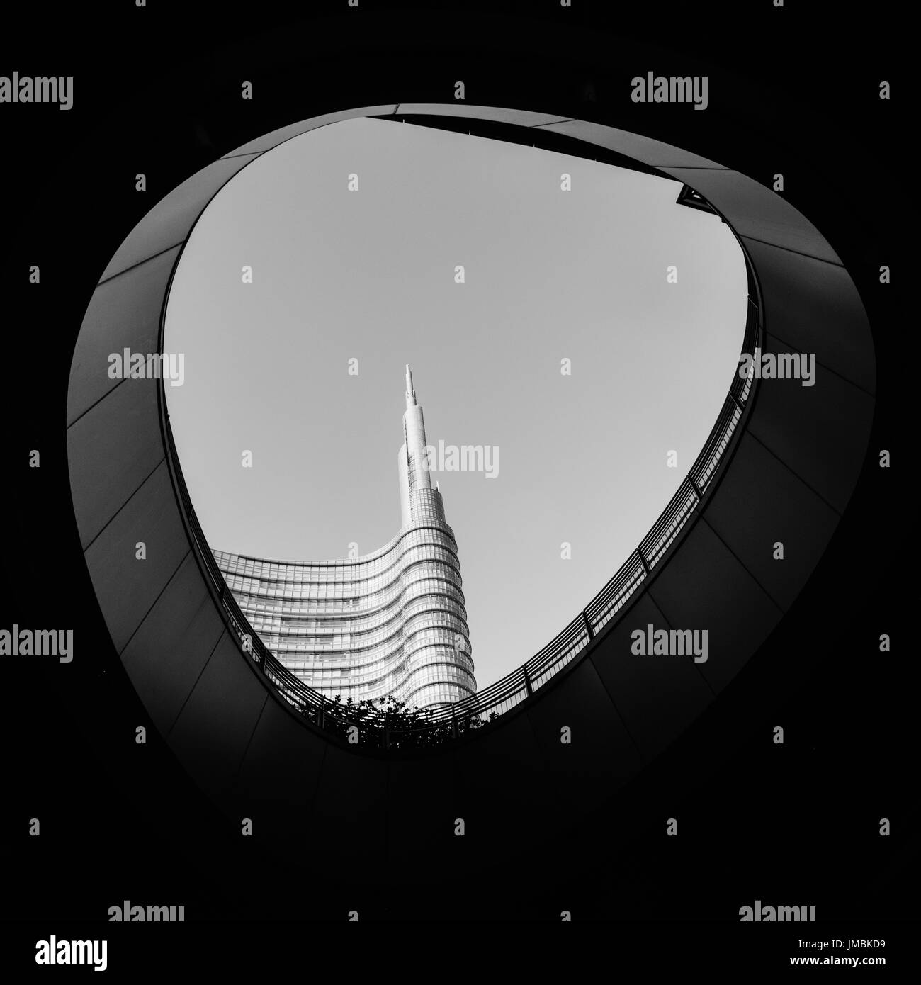 Moderne Hochhäuser am Porta Nuova, Mailand, Italien Stockfoto