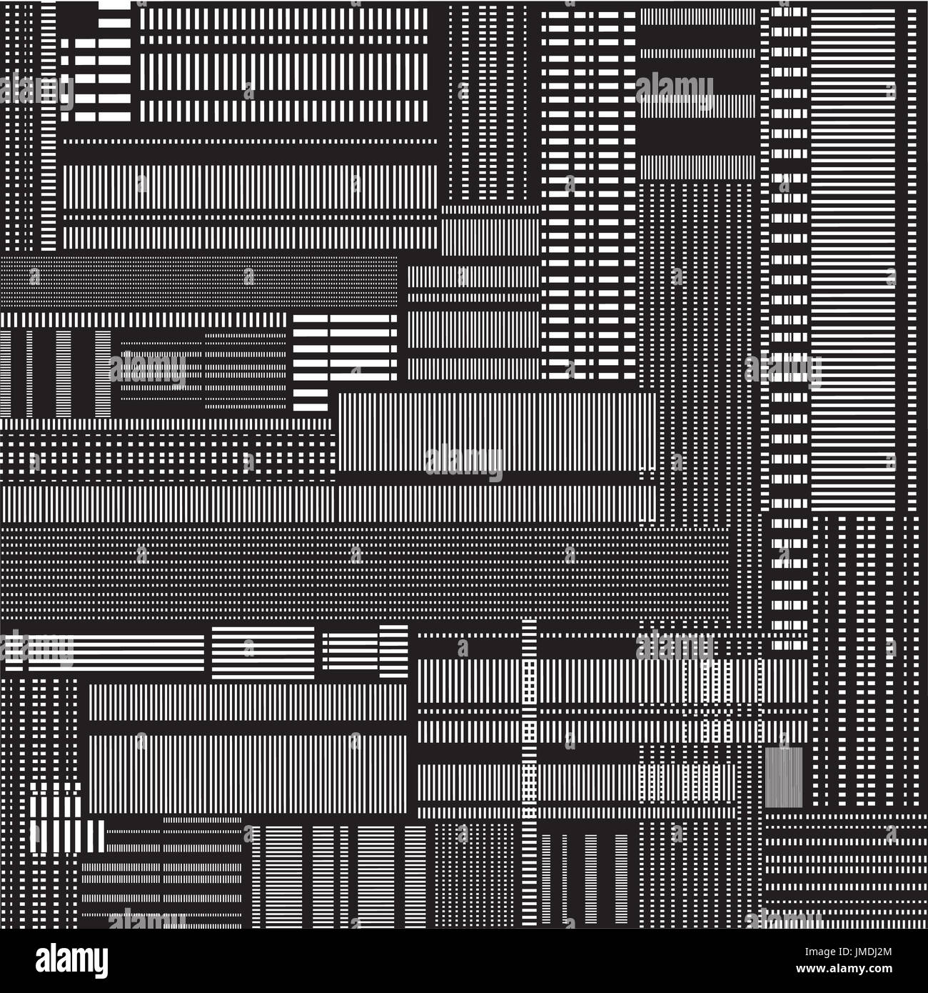 Abstrakte virtuelle Textur. Geometrische Linie urban nahtlose Muster Stockfoto
