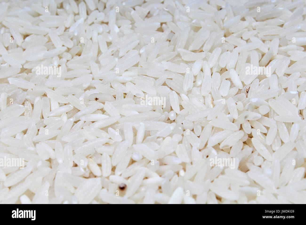 Roher Reis. Rices weißen Basmati Reis Hintergrundbild Textur. Stockfoto