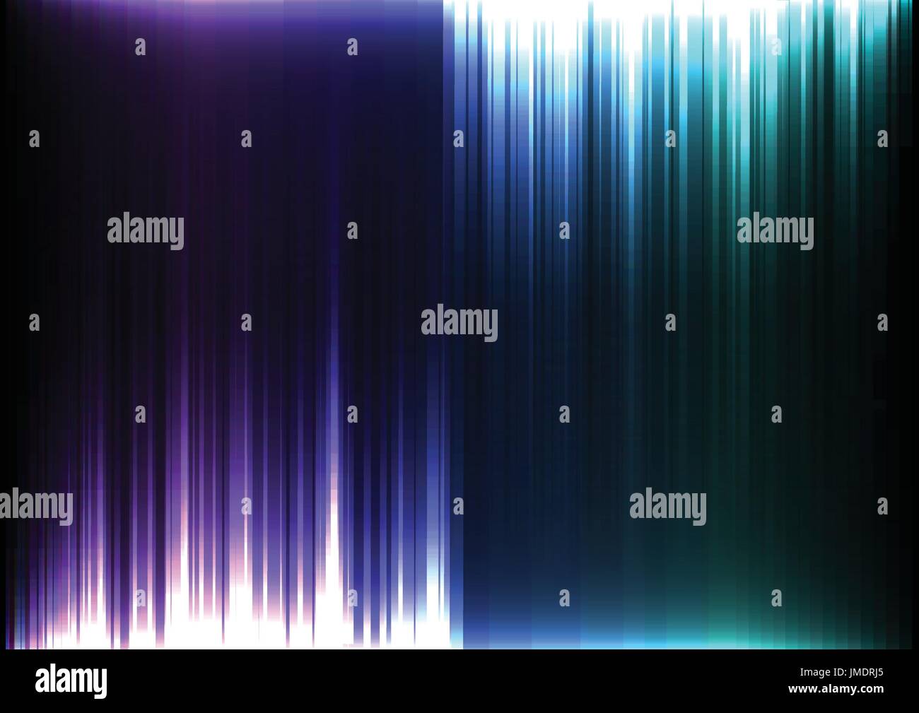 Licht Strom von Lila und Blau mit der Oberseite nach unten Digital Line Zusammenfassung Hintergrund, Licht bar gegenüber der Vorlage, Technologie stream Layout, Vektor illustrati Stock Vektor