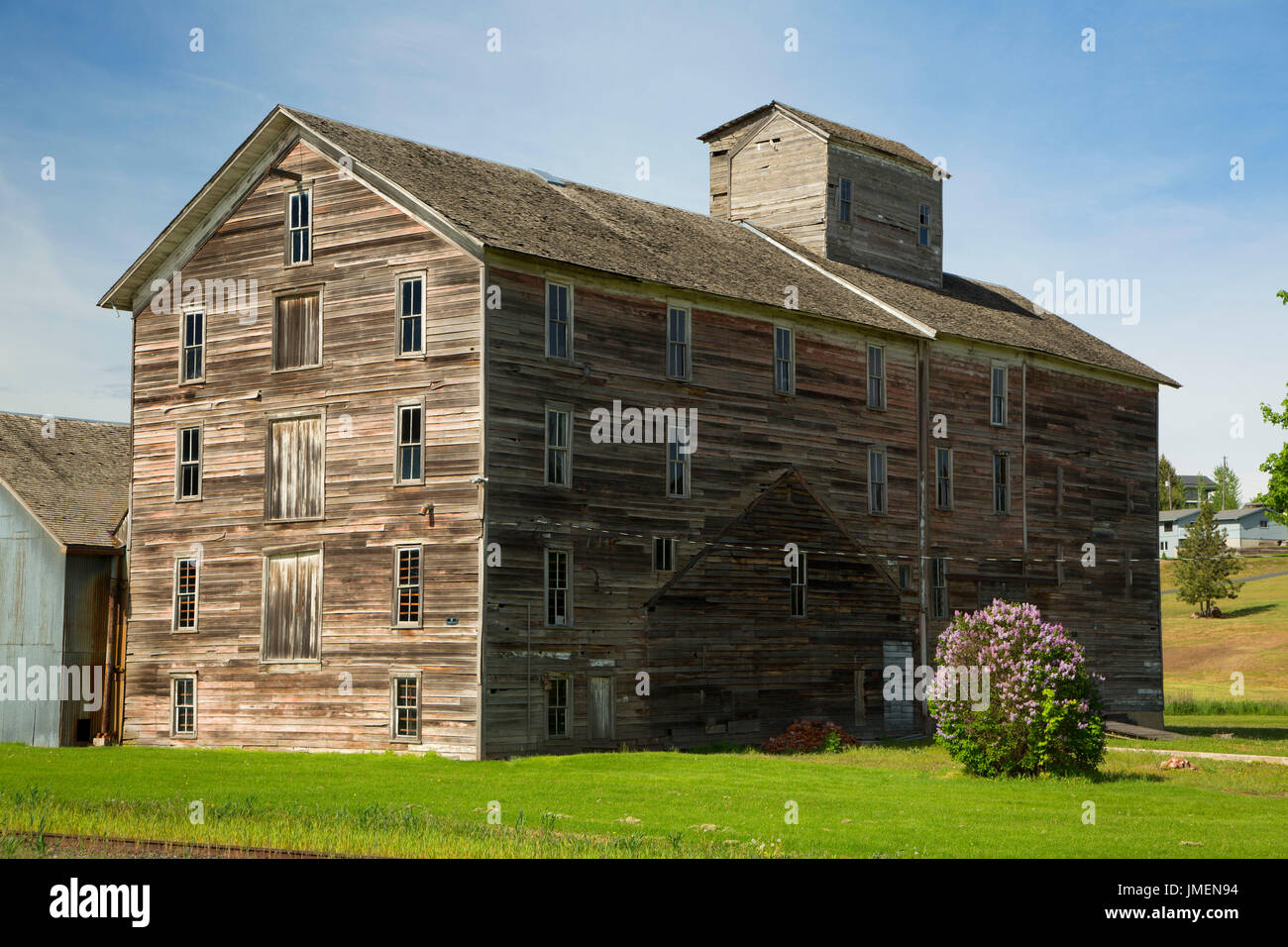 J. C. Barron Mehl Mühle, Oakesdale, Palouse Scenic Byway, Washington Stockfoto