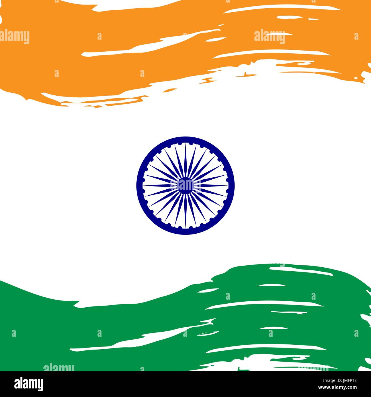 Indian Independence Day Konzept Hintergrund Stock Vektor