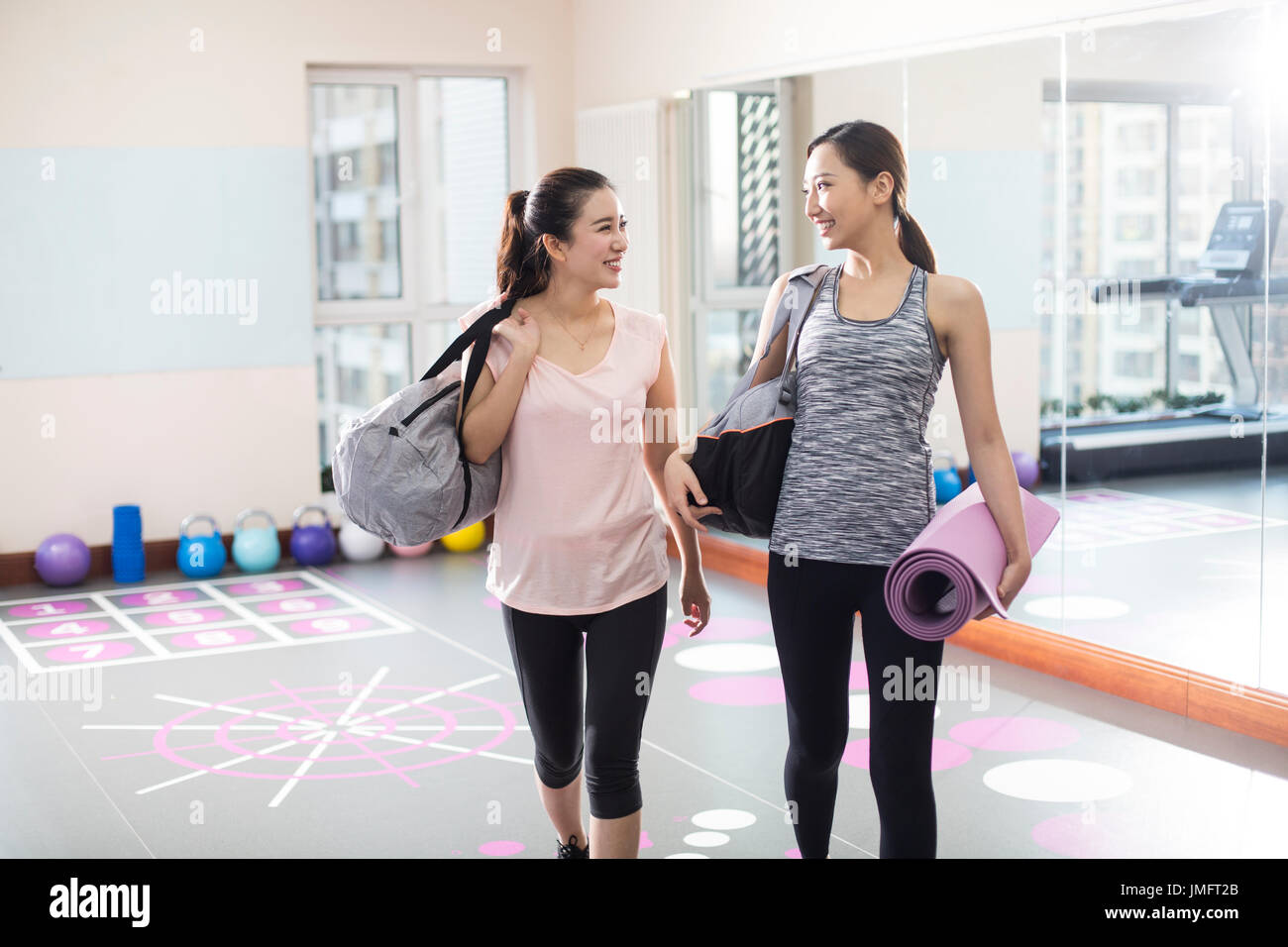 Nachsorge fitness Stockfoto