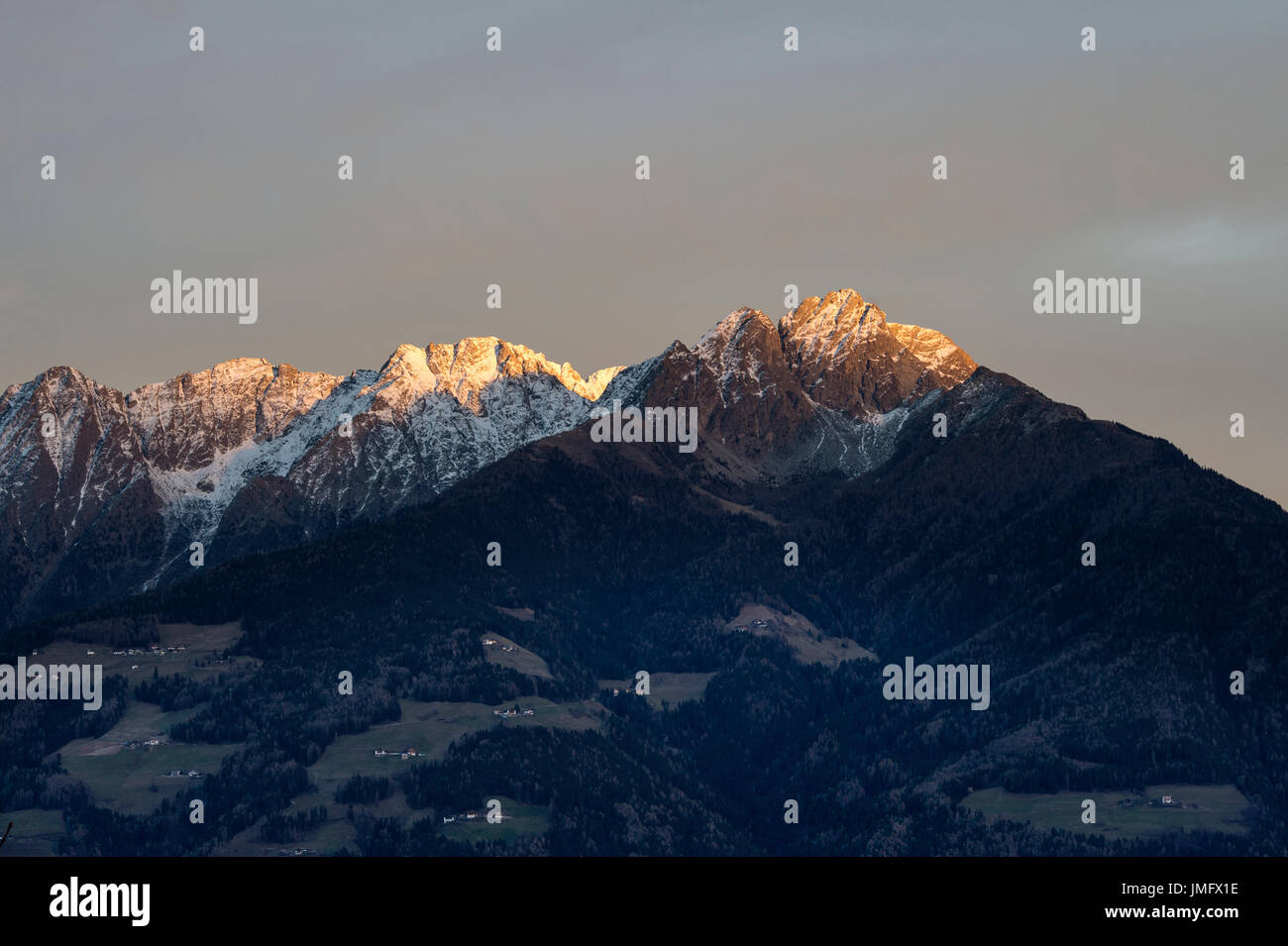 Italien, Trentino Alto Adige, Berge rund um Meran Stockfoto