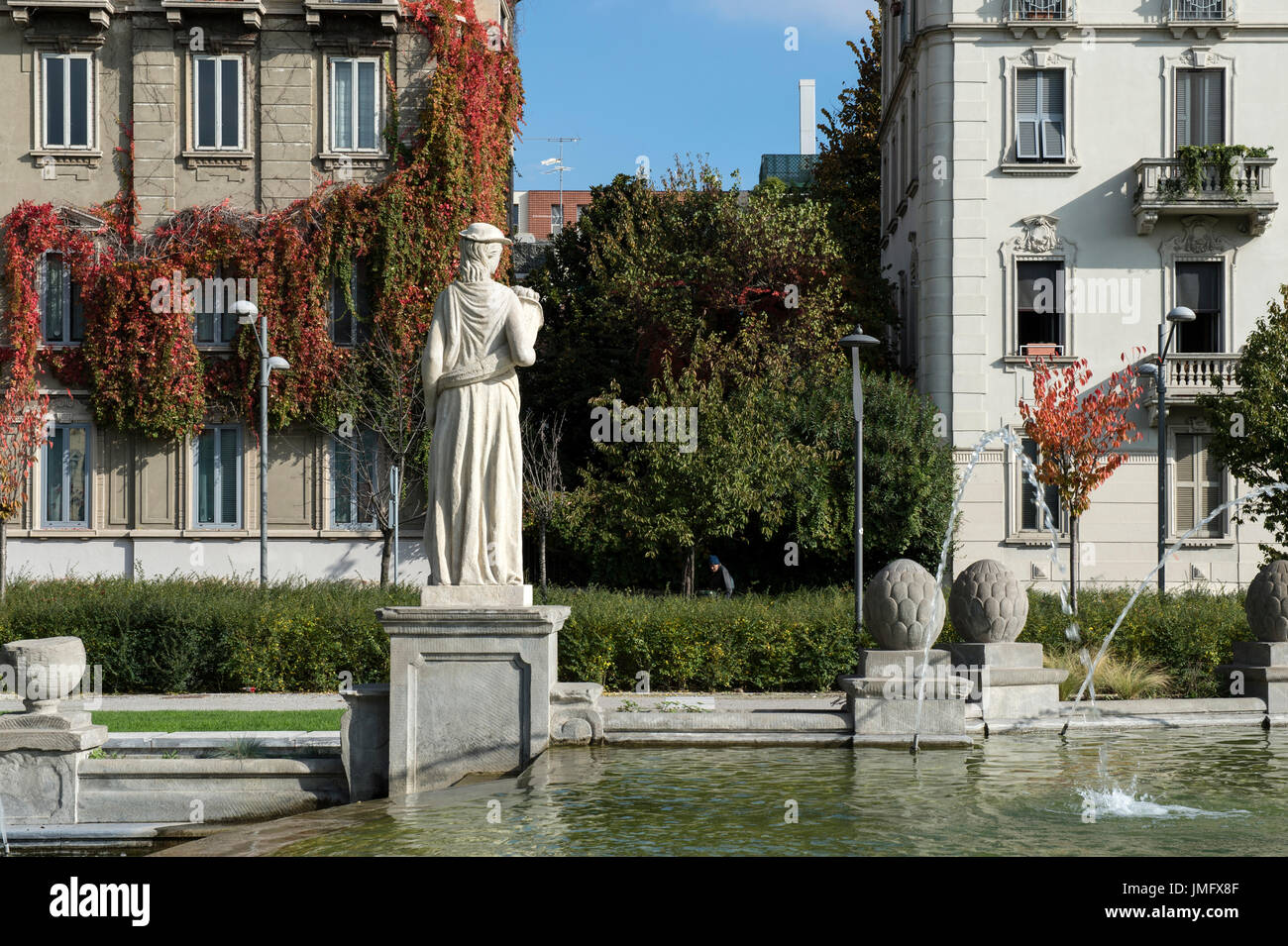 Italien, Lombardei, Mailand, CityLife, Giulio Cesare Platz Stockfoto