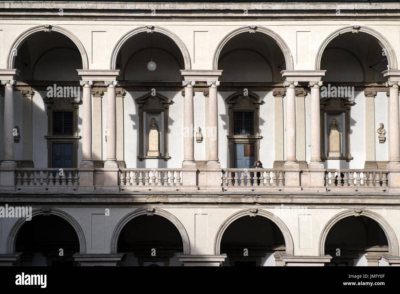 ITALIEN, LOMBARDEI, MAILAND, BRERA ACADEMY OF FINE ARTS Stockfoto