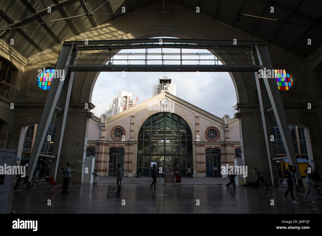 Europa, Frankreich, Paris, LE 104 MUSEUM UND KULTURZENTRUM Stockfoto