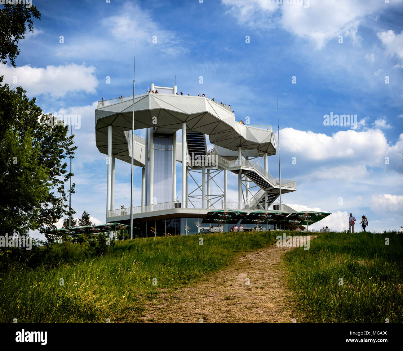 Berlin, Marzahn. Gärten der Welt Botanischer Garten, neue 'Wolkenhain