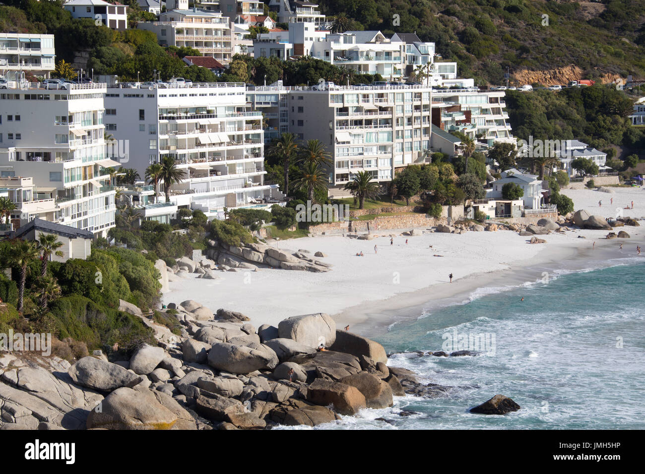 Von Camps Bay, Kapstadt, Südafrika Stockfoto