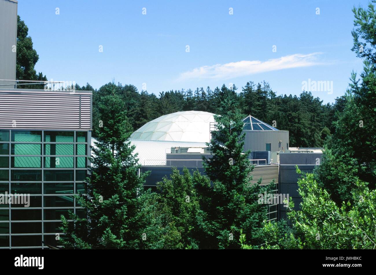 Kuppel des Planetariums im Chabot Space and Science Center, ein Wissenschaftsmuseum in Oakland, Kalifornien, 15. Juni 2017. Stockfoto