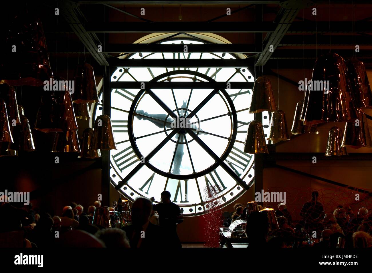Uhr des Musée d ' Orsay Stockfoto