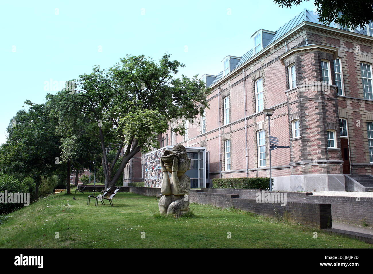 Rijksmuseum Volkenkunde (Nationales Museum für Völkerkunde) in der Stadt Leiden, Südholland, Niederlande. Gegründet im Jahre 1837, älteste in Europa. Stockfoto