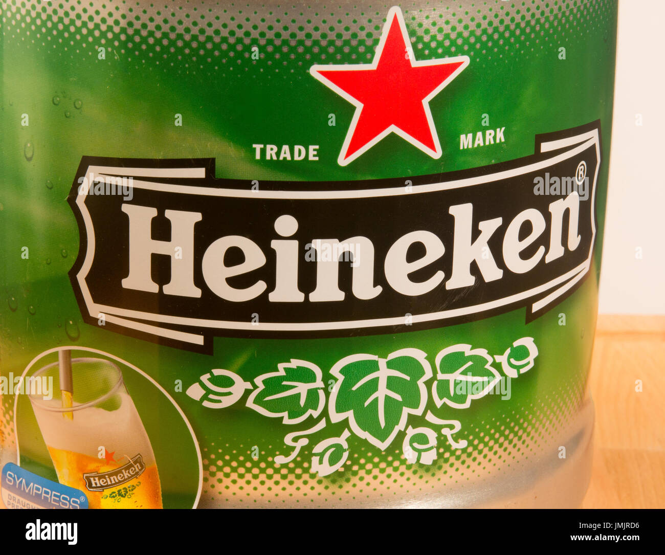 Heineken Bier Fass Stockfotografie - Alamy