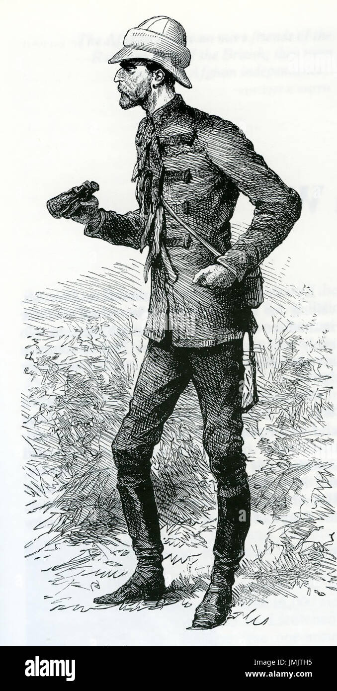 FREDERIC THESIGER, 2. Baron Chelmsford (1827-1905) britischer Offizier, der während der Anglo-Zulu Krieg von 1879 befohlen Stockfoto