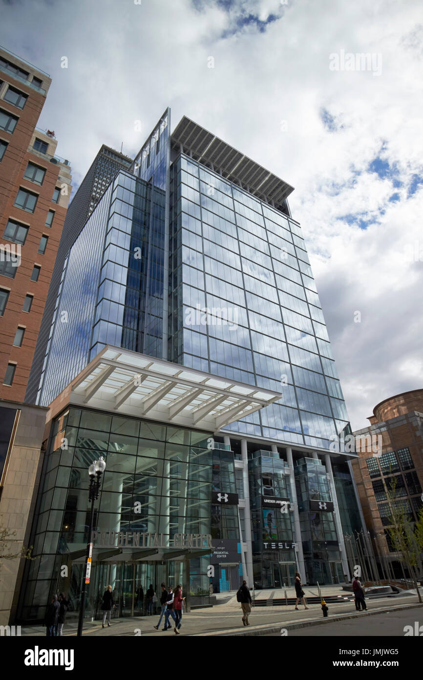 Das prudential Center Back Bay Boston USA Stockfoto