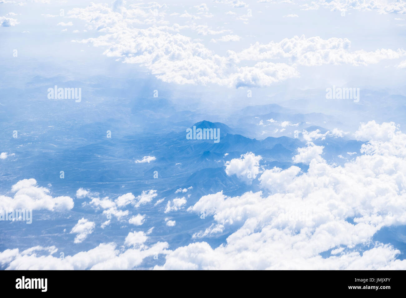 Wolken über Mexiko Stockfoto