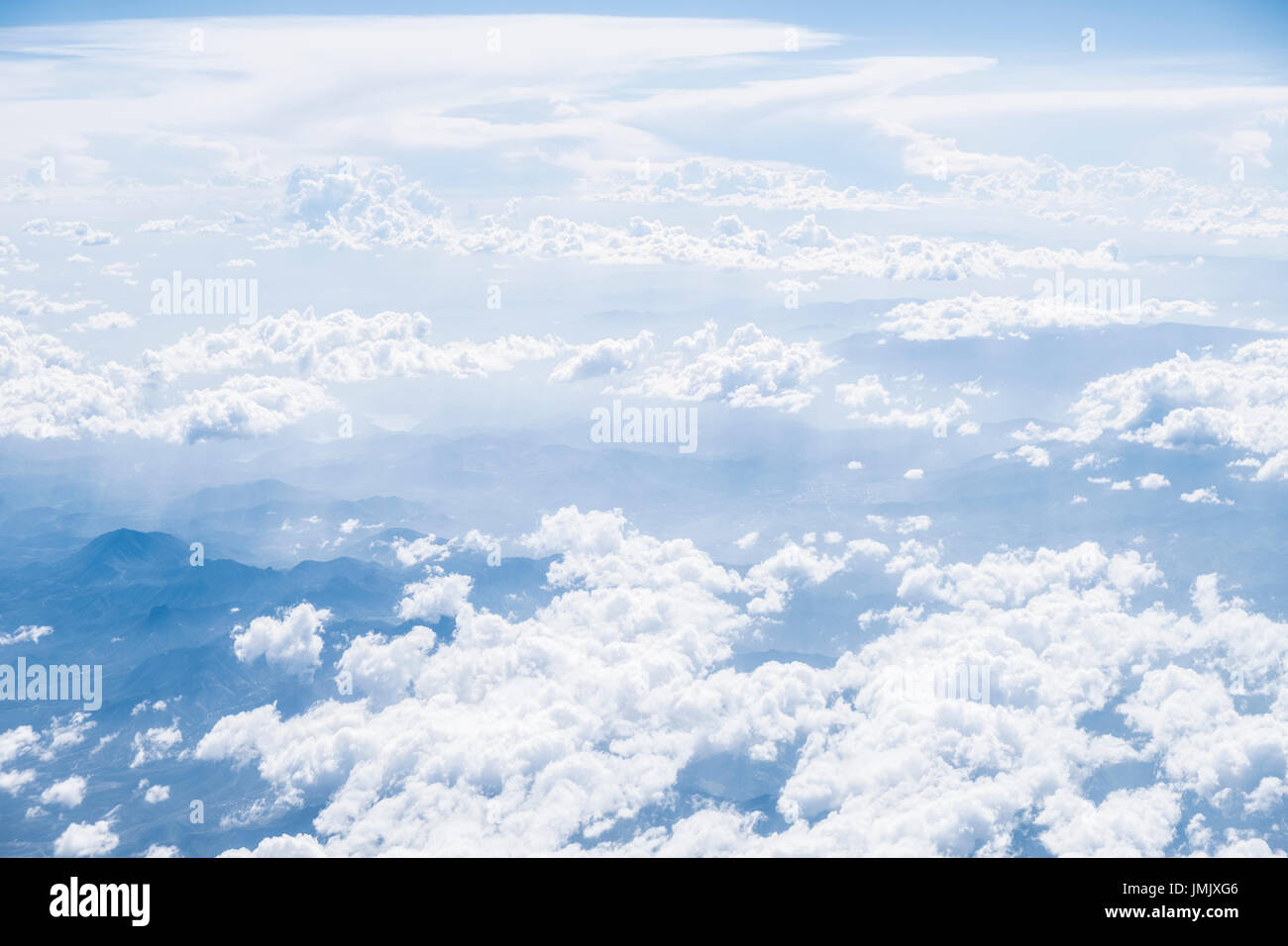 Wolken über Mexiko Stockfoto