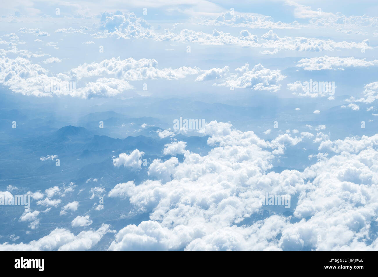 Wolken über Mexiko Stockfoto