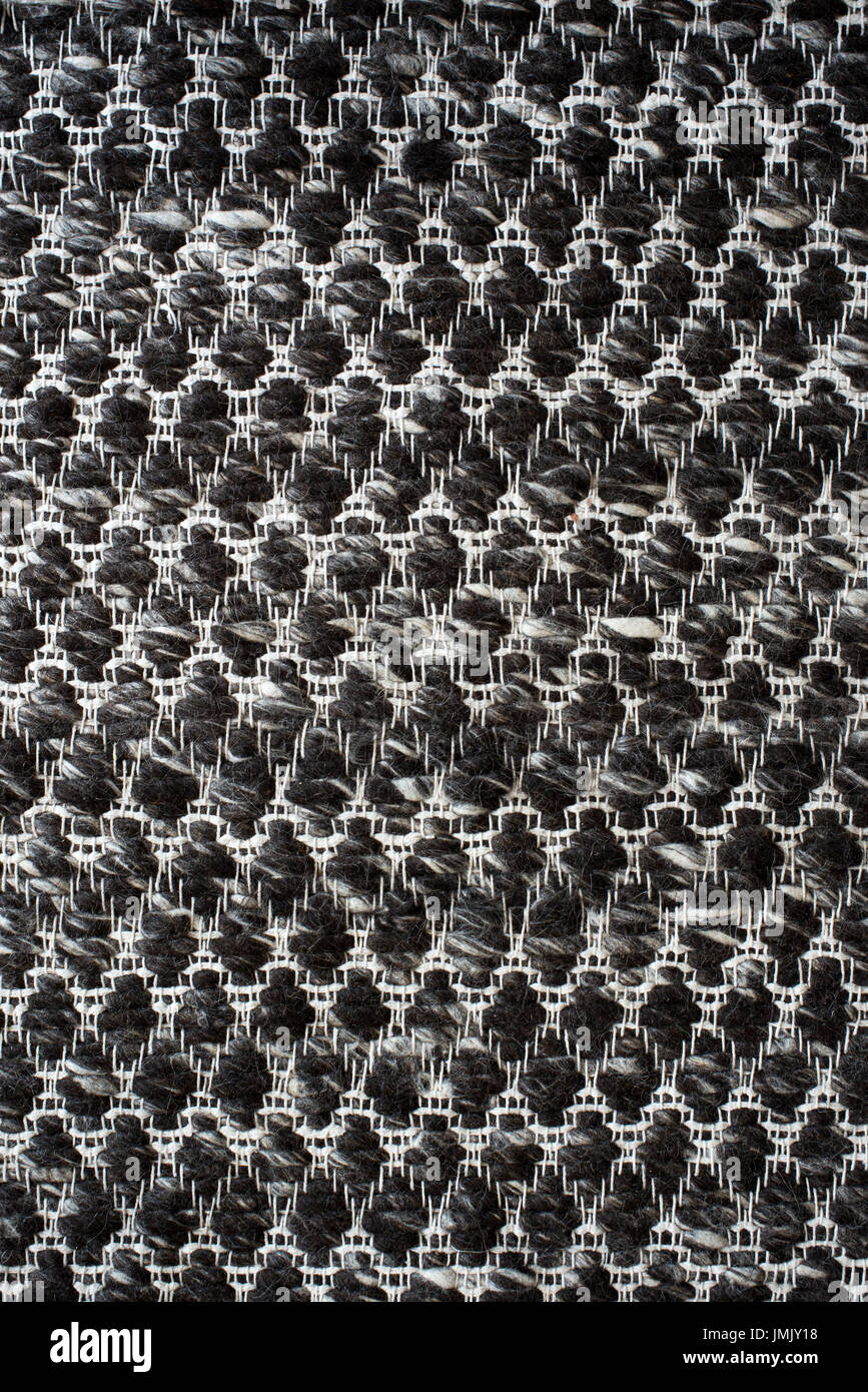 Detail von gewebten Teppich. Stockfoto