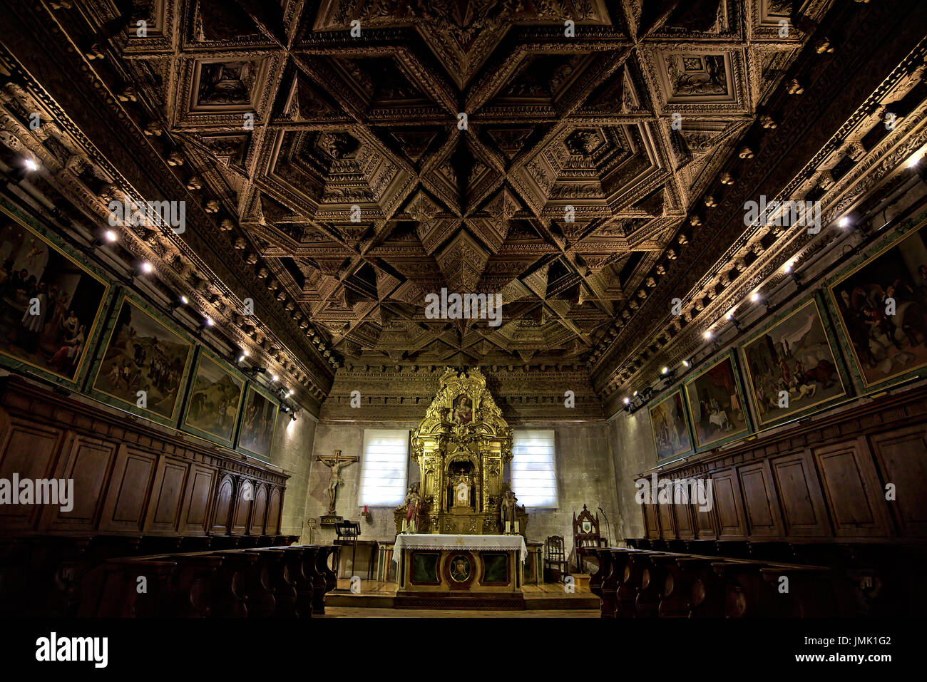 Bild von Capilla Honda, einem der mehreren Kapellen im Inneren der Kathedrale von Cuenca. Stockfoto